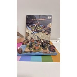 Cedar Creek Resin Fisherman Figure Tic Tac Toe Game